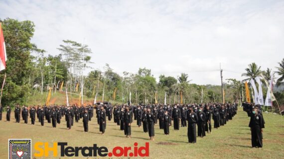 Ratusan Calon Pendekar PSHT Cabang Pacitan, Pusat Madiun Ikuti Ujian Kenaikan Tingkat