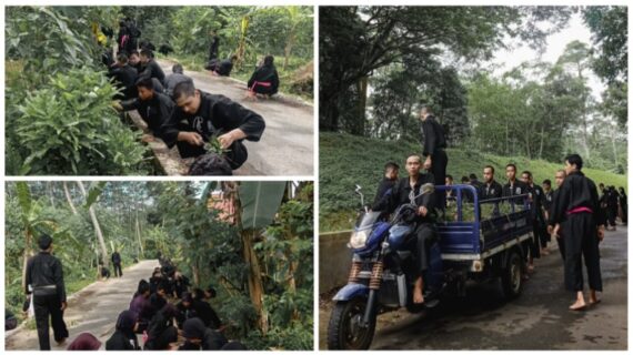 Latihan Bersama Rutin Sebulan Sekali Persaudaraan Setia Hati Terate Ranting Pacitan.