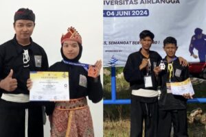Tampil Memuaskan! Dua Atlet SH Terate Pacitan Turun Gelanggang di Airlangga Cup VII UNAIR Surabaya